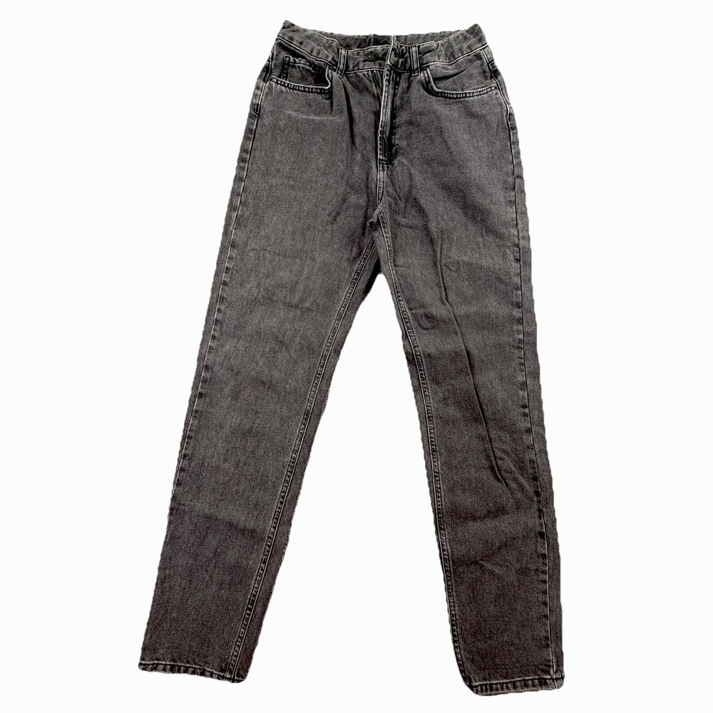 BDG Mom High Rise Jeans Women's 27 Charcoal Gray‎ Straight Leg Denim